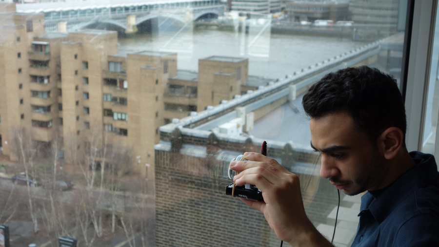 Participative surface speaker activating window to sound foghorns from America Participative surface speaker activating window to sound foghorns from America. 08-03-17