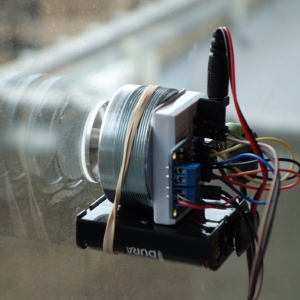 Participative surface speaker activating window to sound foghorns from America. 08-03-17 Participative surface speaker activating window to sound foghorns from America. 08-03-17